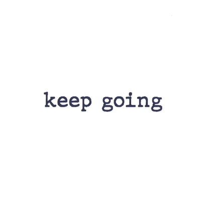 Keep Going(Devam Et) Yazı Figürlü Minimal Yarı Kalıcı Dövme-MY13 MyTattoo